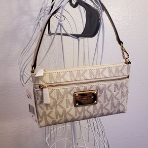 Michael Kors White Wristlet